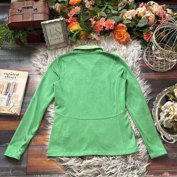 The North Face Mint Green TKA Glacier 1/4 Zip Fleece, S - Picture 6 of 8